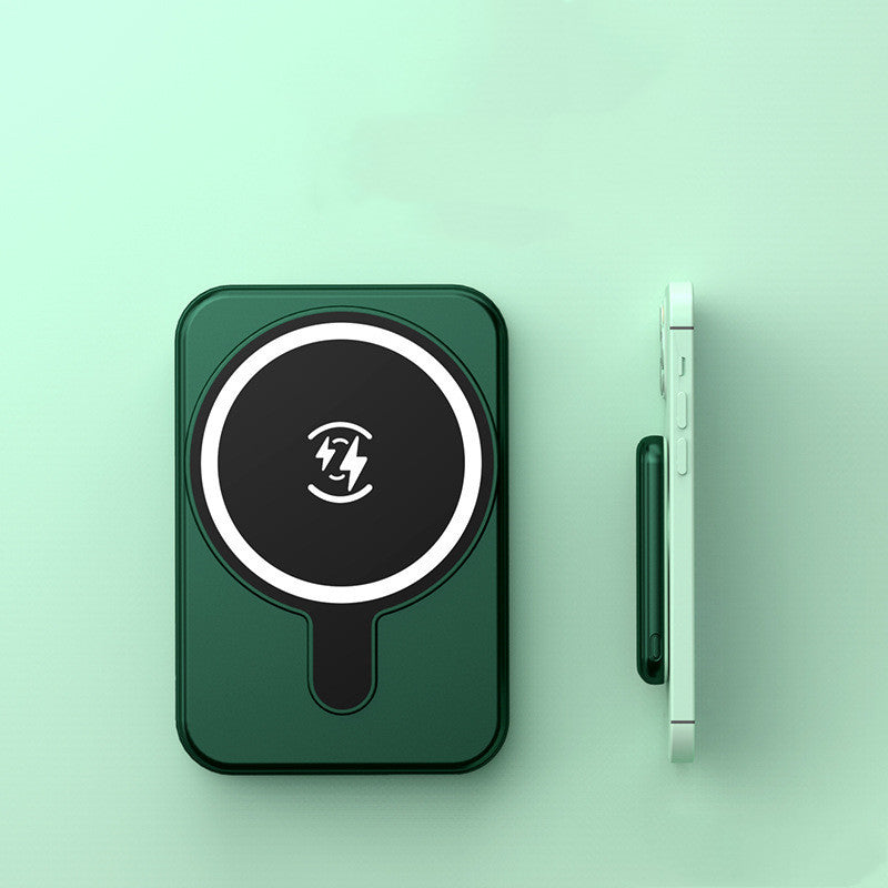 Wireless Charger Power Bank
Snap-On Wireless Power Bank
PortablePowerBank
Portable Magnetic Battery Pack
Mini Magnetic Charger for Phone
MagSafe Compatible Power Bank
Magnetic Wireless Power Bank
FastChargingTech
Fast Wireless Charging Power Bank
Fast Charging Portable Charger
CompactEnergy
Compact 5000mAh Charger
5000mAh Mini Power Bank