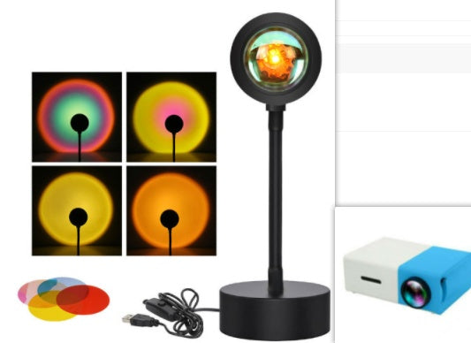 Sunset Projection Wall lamp Decoration Lighting