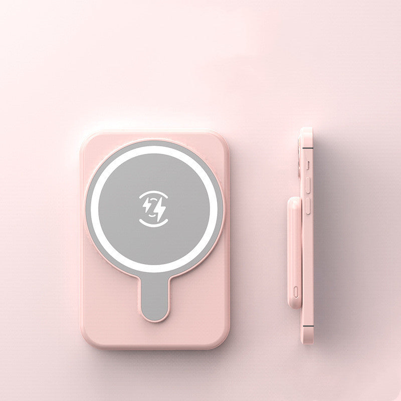 Wireless Charger Power Bank
Snap-On Wireless Power Bank
PortablePowerBank
Portable Magnetic Battery Pack
Mini Magnetic Charger for Phone
MagSafe Compatible Power Bank
Magnetic Wireless Power Bank
FastChargingTech
Fast Wireless Charging Power Bank
Fast Charging Portable Charger
CompactEnergy
Compact 5000mAh Charger
5000mAh Mini Power Bank