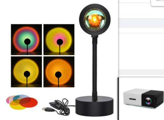 Sunset Projection Wall lamp Decoration Lighting