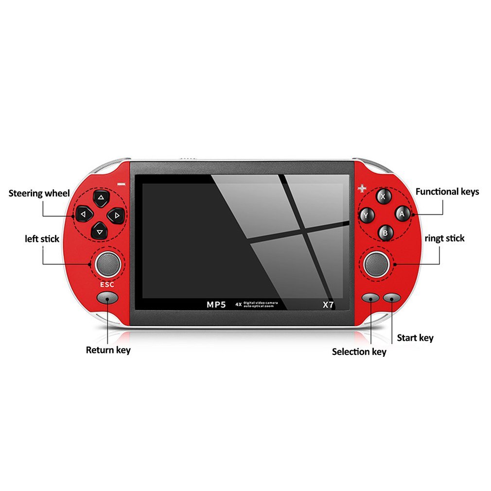 X7 Portable Gaming Console Handheld Game Player