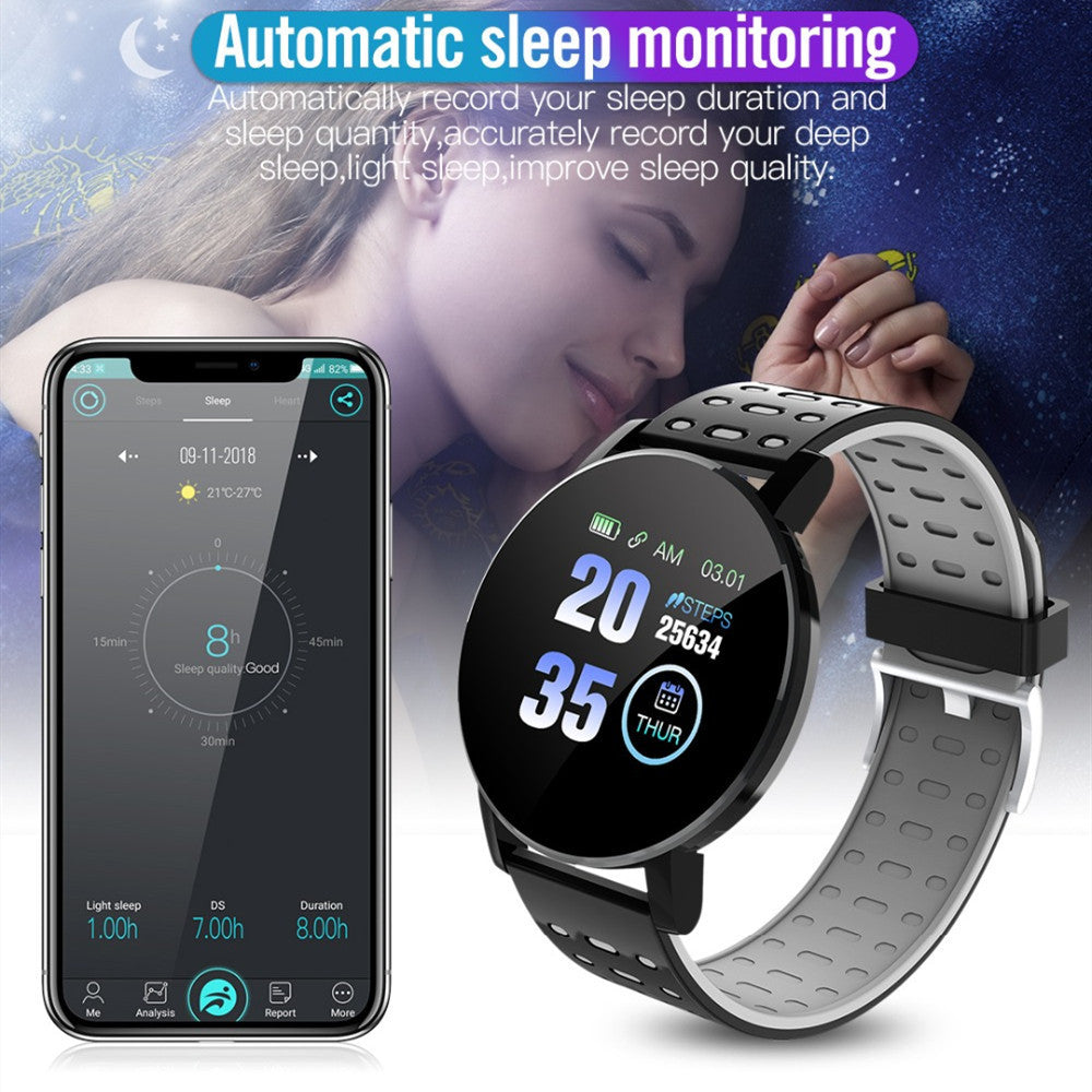 Bluetooth-Enabled Smart Watch, Health & Fitness Tracker