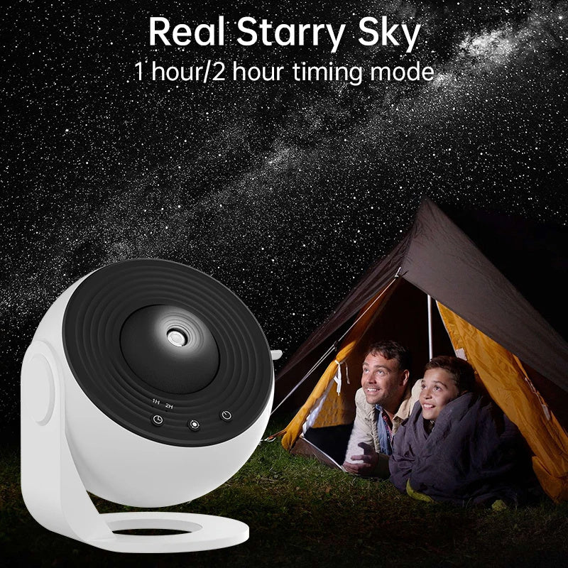 Night Light Galaxy Projector 360° Rotating Starry Sky Lamp