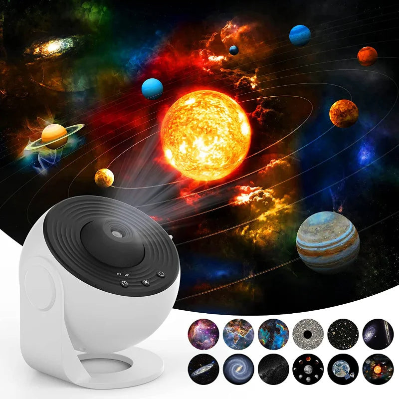 Night Light Galaxy Projector 360° Rotating Starry Sky Lamp