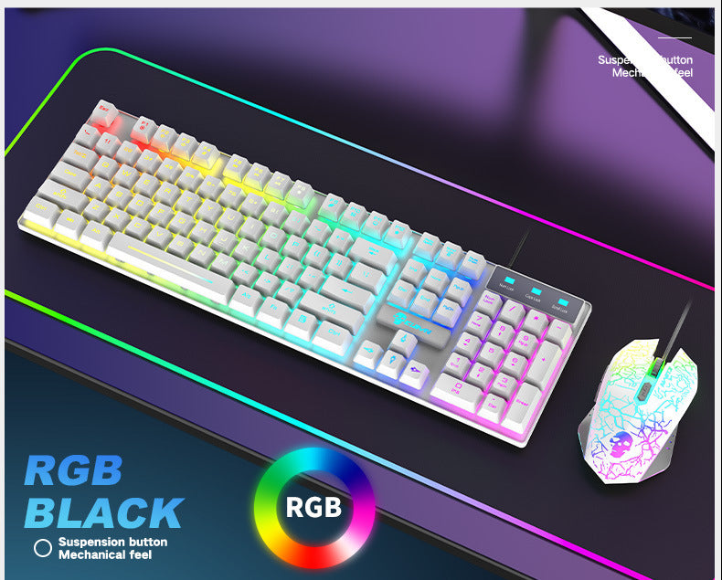 Kuiying Luminous Keyboard And Mouse Set