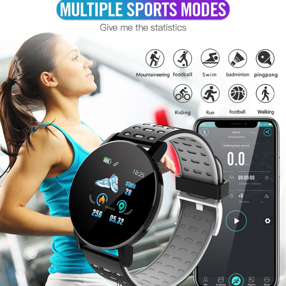 Bluetooth-Enabled Smart Watch, Health & Fitness Tracker