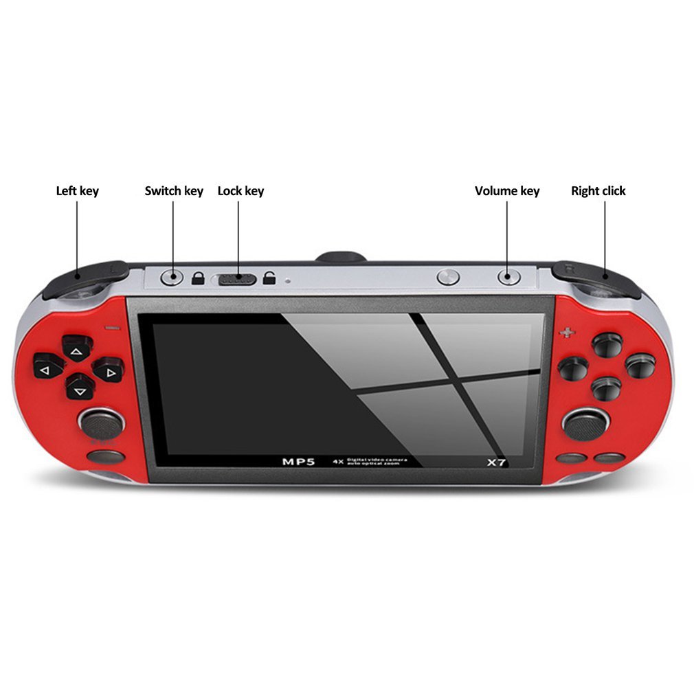 X7 Portable Gaming Console Handheld Game Player