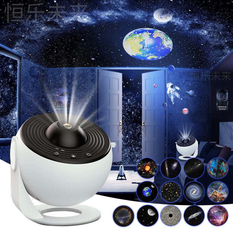 Night Light Galaxy Projector 360° Rotating Starry Sky Lamp